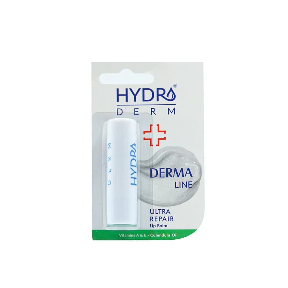 بالم لب نرم کننده و التیام بخش لب های بسیار خشک و ترک دار Derma Line هیدرودرم مدل 4.5 گرم