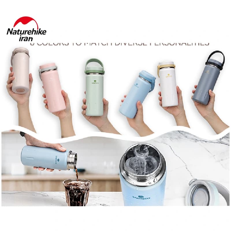 فلاسک دوجداره سانتکو 380 mm مدل KOYA SS — تصویر ۴