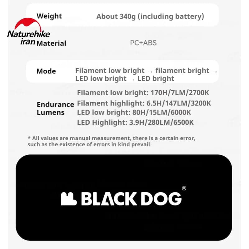 چراغ فانوسی بلک داگ CBD2450ZM021 — تصویر ۷
