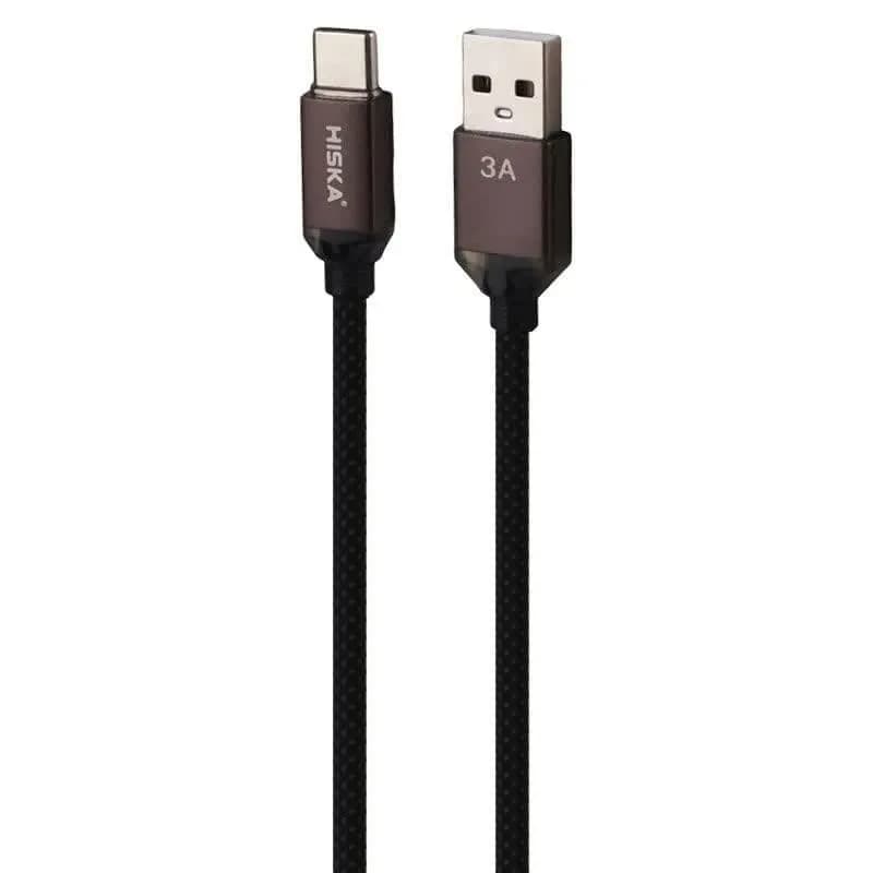 کابل تایپ سی فست شارژ 3 آمپر هیسکا LX-801AC طول 1 متر کد 9897 — تصویر ۲