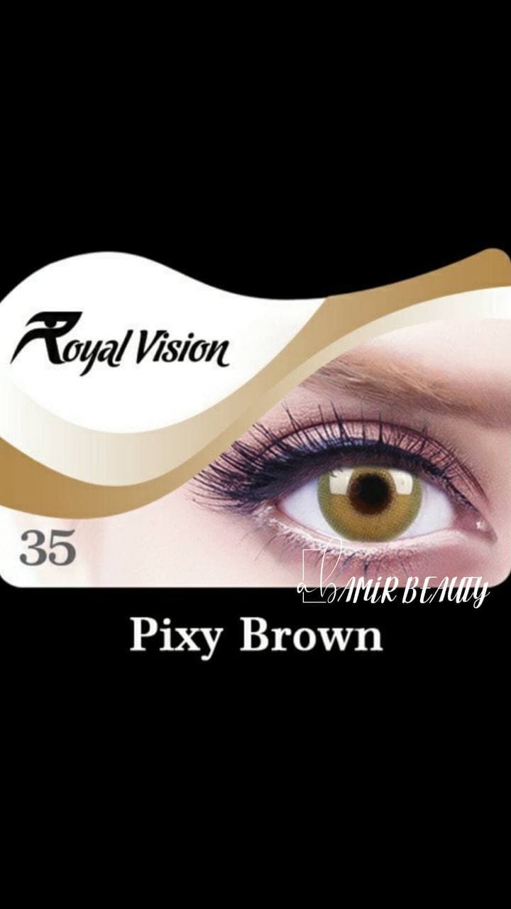 لنز رویال ویژن کد 35 Royal Vision Pixy Brown