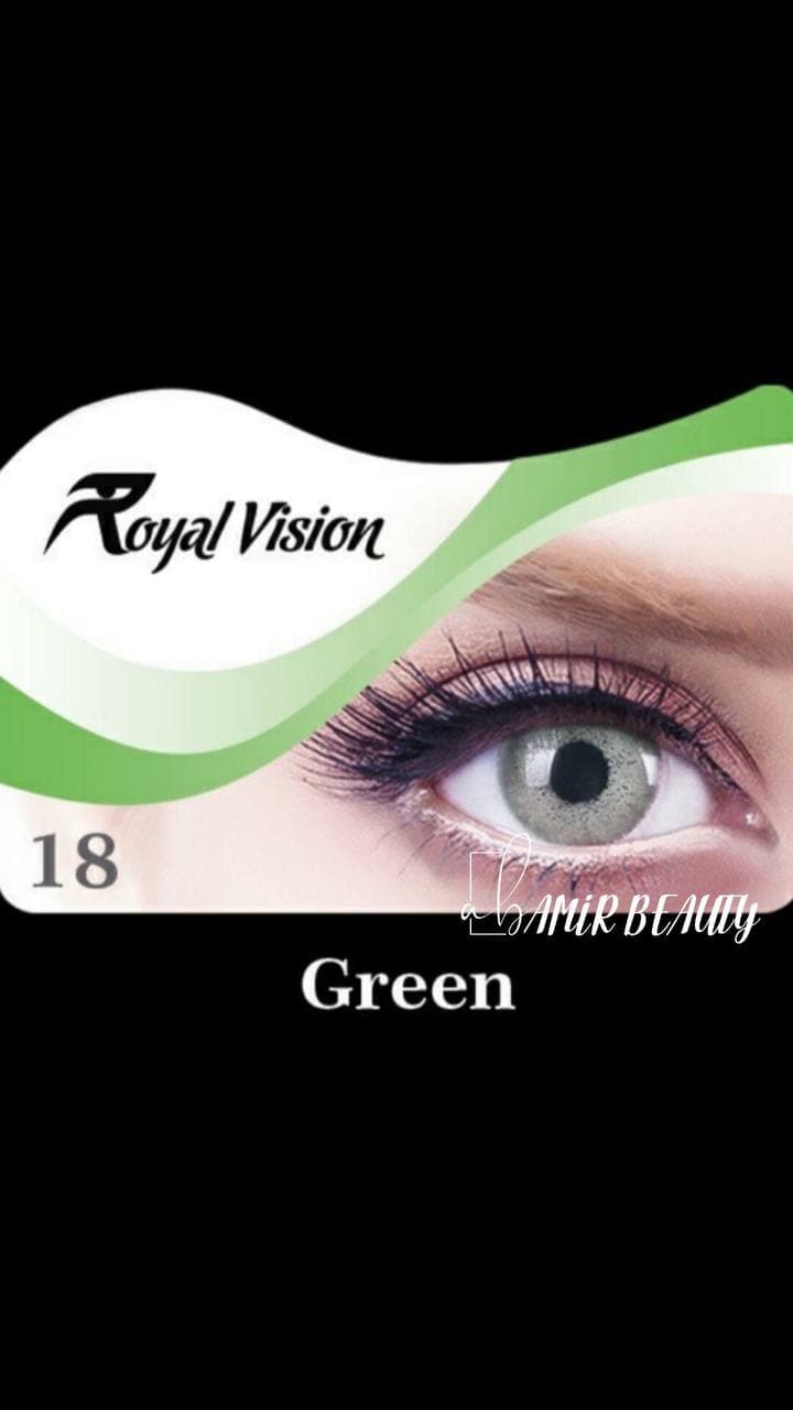 لنز رویال ویژن کد 18 Royal Vision Green