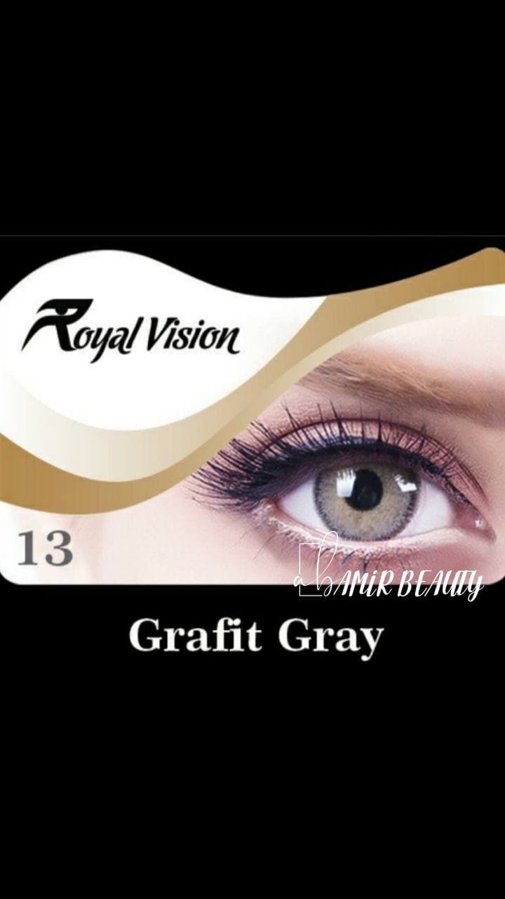 لنز رویال ویژن کد 13 Royal Vision Grafit Gray