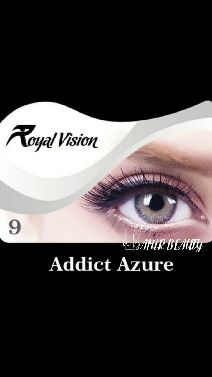 لنز رویال ویژن کد 09 Royal Vision Addict azure