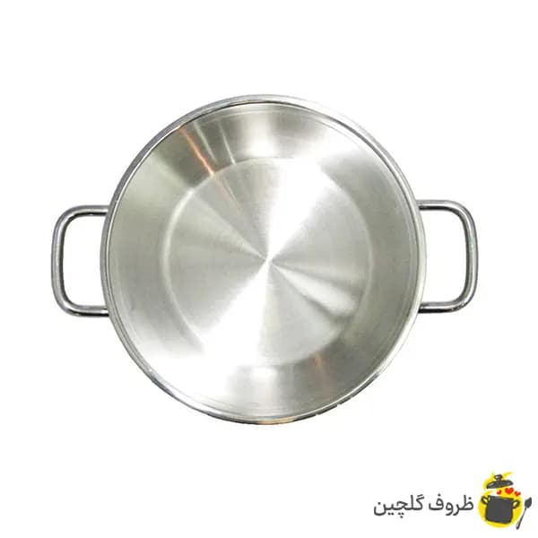 تابه سفرام ترکیه سایز 32 درب استیل — تصویر ۲