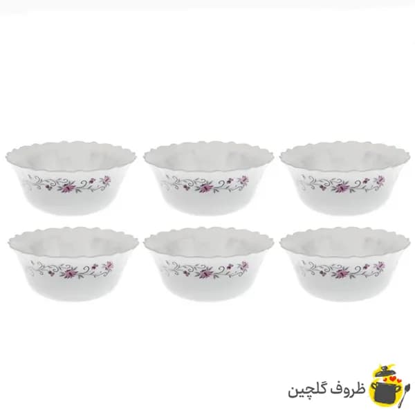 کاسه آبگوشت خوری پارس اپال مدل لیندا 124 بسته 6 عددی