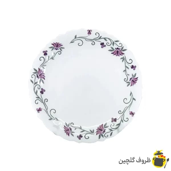 بشقاب پیش دستی پارس اپال لیندا 124 بسته 6 عددی