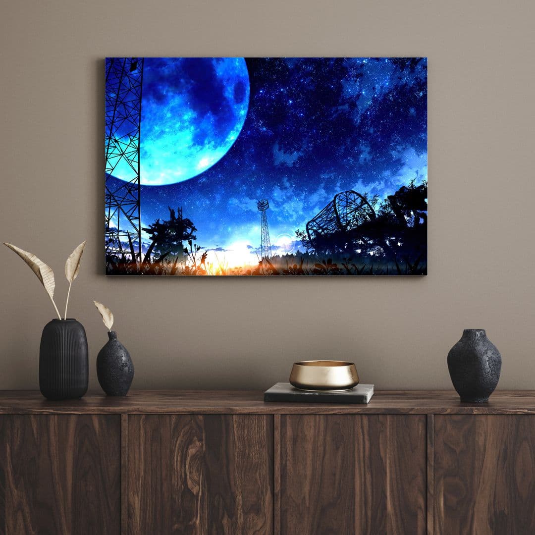 تابلو دکوراتیو ماه زیبا beautiful moon