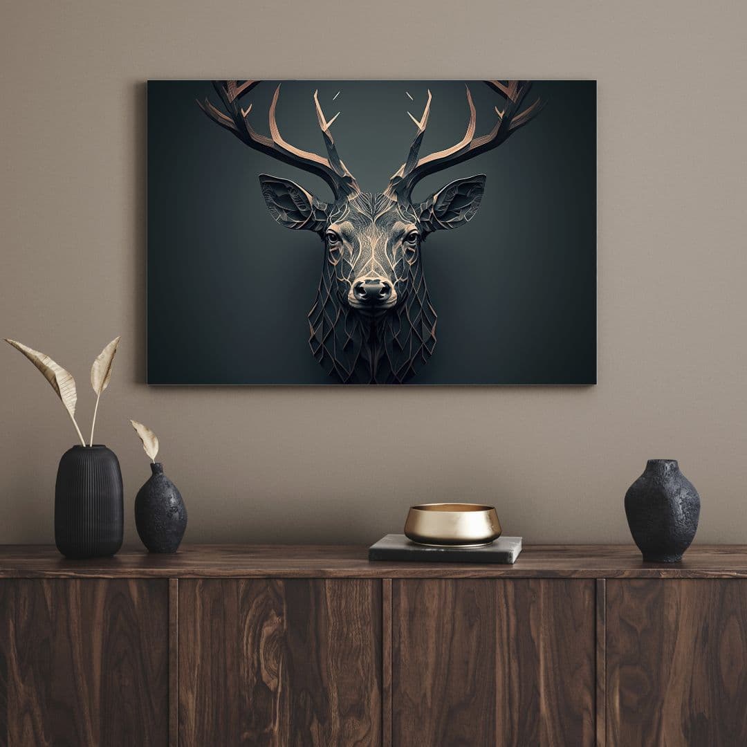 تابلو گوزن deer