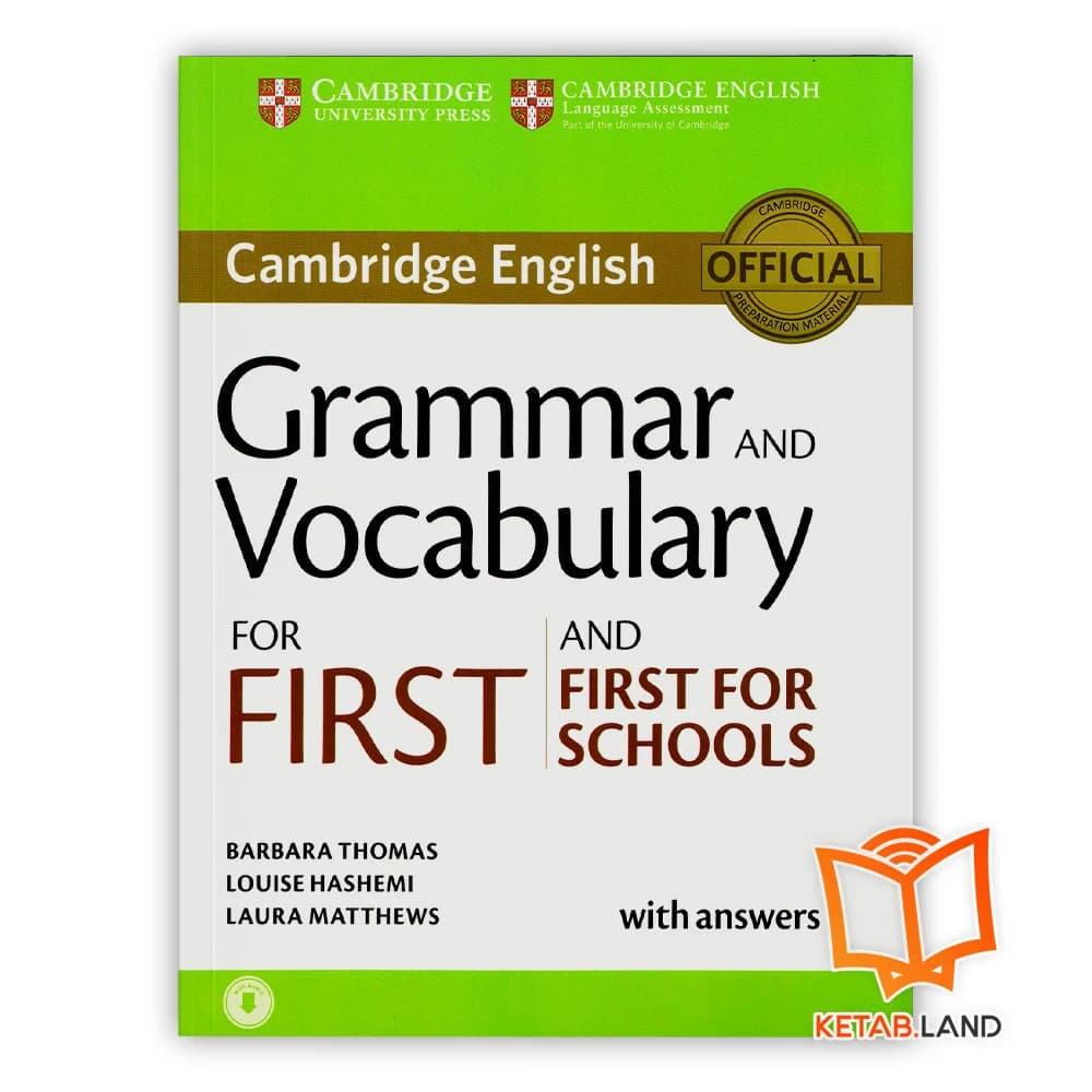 کتاب Grammar and Vocabulary for First