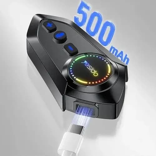 اسپیکر بلوتوثی موتور سیکلت روی کلاه ایمنی یسیدو YESIDO VC19 — تصویر ۴