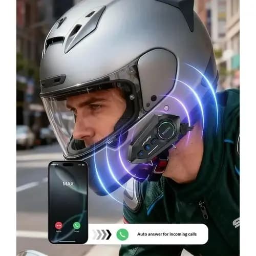 اسپیکر بلوتوثی موتور سیکلت روی کلاه ایمنی یسیدو YESIDO VC19 — تصویر ۲