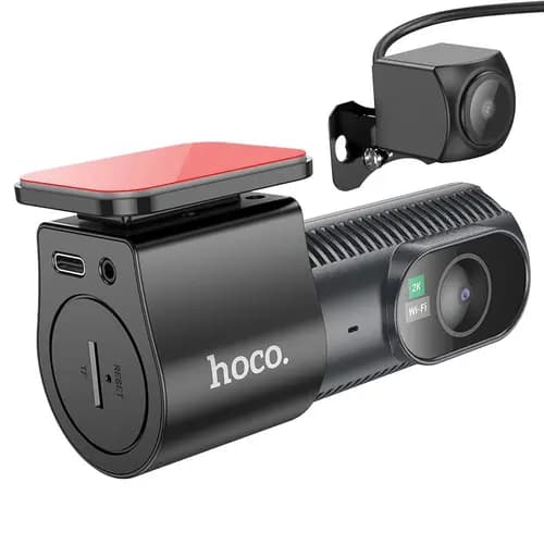 دوربین ثبت وقایع خودرو دو دوربینه Hoco DV8