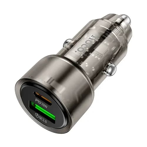 شارژر فندکی HOCO Z52 USB 38W 20W PD + QC3.0
