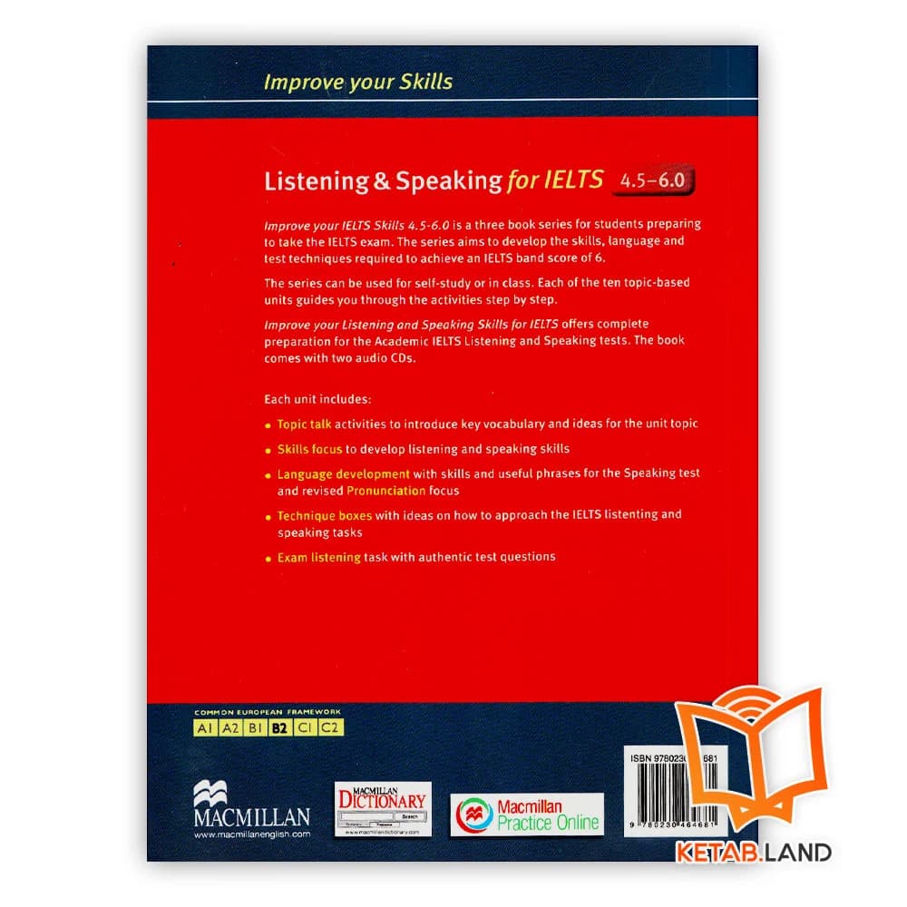 کتاب Improve Your Skills Listening and Speaking for IELTS 4.5-6.0 — تصویر ۲