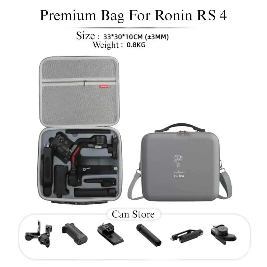 کیف لرزشگیر رونین Carrying Bag for DJI RS 4 — تصویر ۵