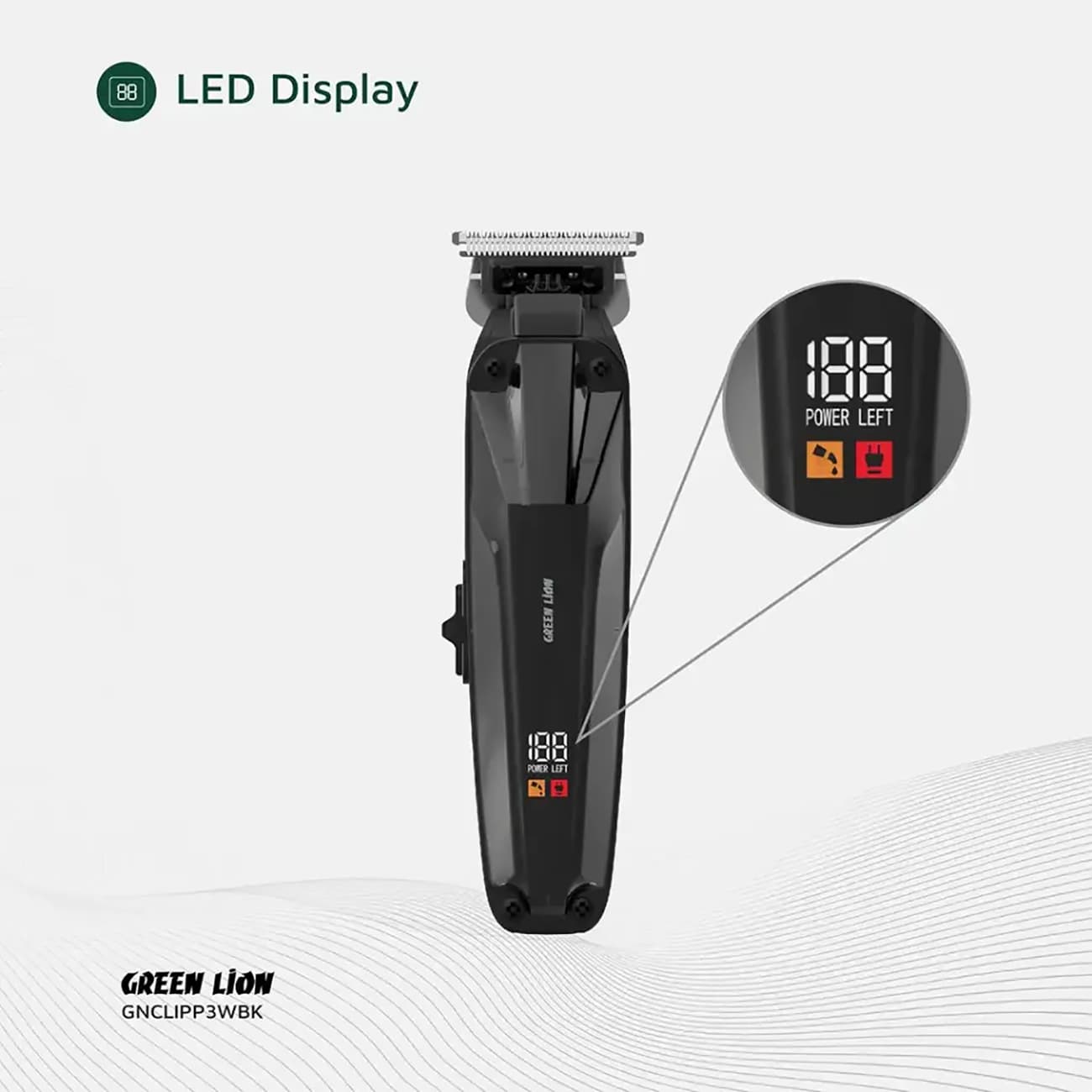 ماشین اصلاح شارژی گرین لاین Green lion مدل GL-TM27 حرفه ای — تصویر ۴
