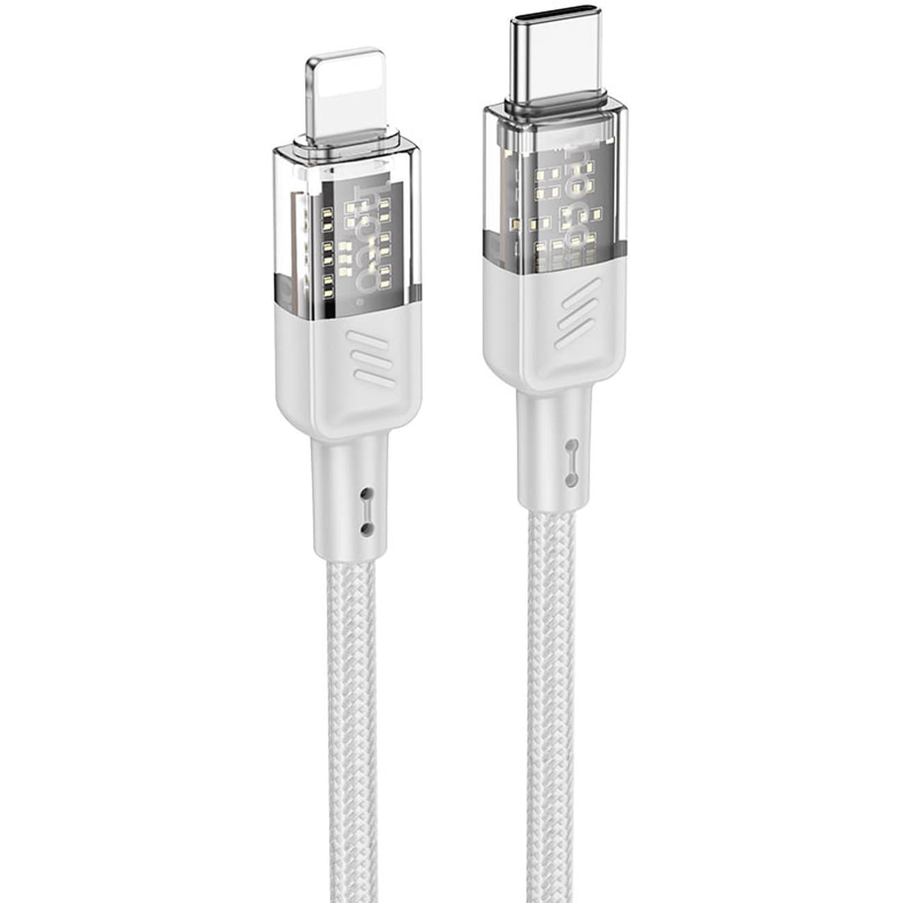 کابل تایپ سی به لایتنینگ هوکو Hoco مدل U129 توان 27 وات 1.2 متر — تصویر ۵