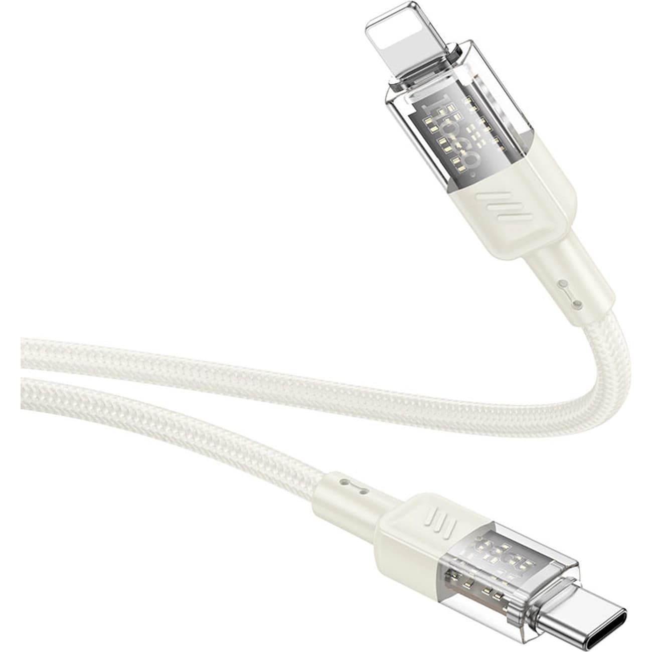 کابل تایپ سی به لایتنینگ هوکو Hoco مدل U129 توان 27 وات 1.2 متر — تصویر ۷