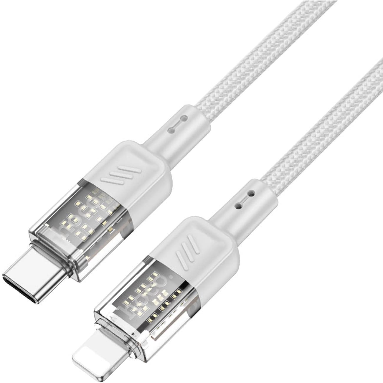 کابل تایپ سی به لایتنینگ هوکو Hoco مدل U129 توان 27 وات 1.2 متر — تصویر ۶