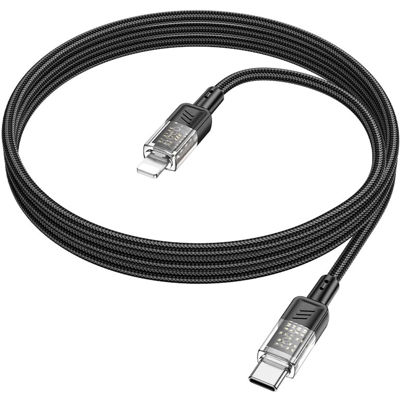 کابل تایپ سی به لایتنینگ هوکو Hoco مدل U129 توان 27 وات 1.2 متر — تصویر ۳