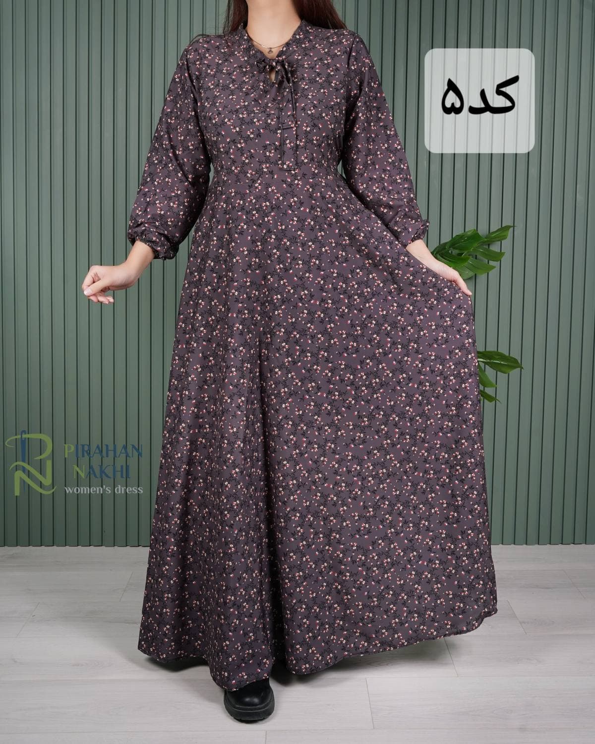 پیراهن کلوش فلور# 7370