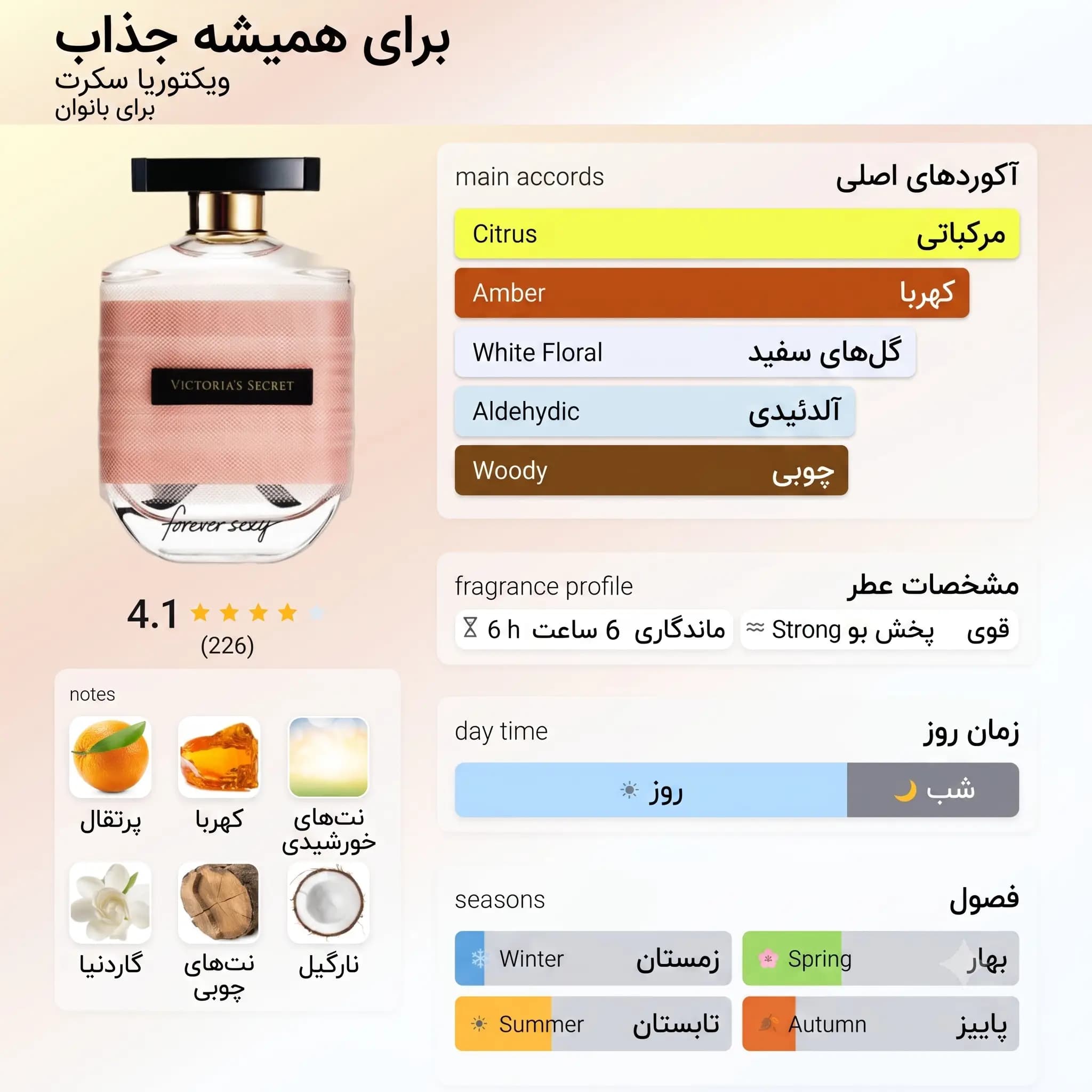 عطر ادکلن ویکتوریا سکرت فوراور سکسی اصل | Victoria s Secret Forever Sexy — تصویر ۲