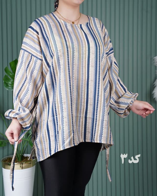 تونیک راه راه A7232 — تصویر ۸