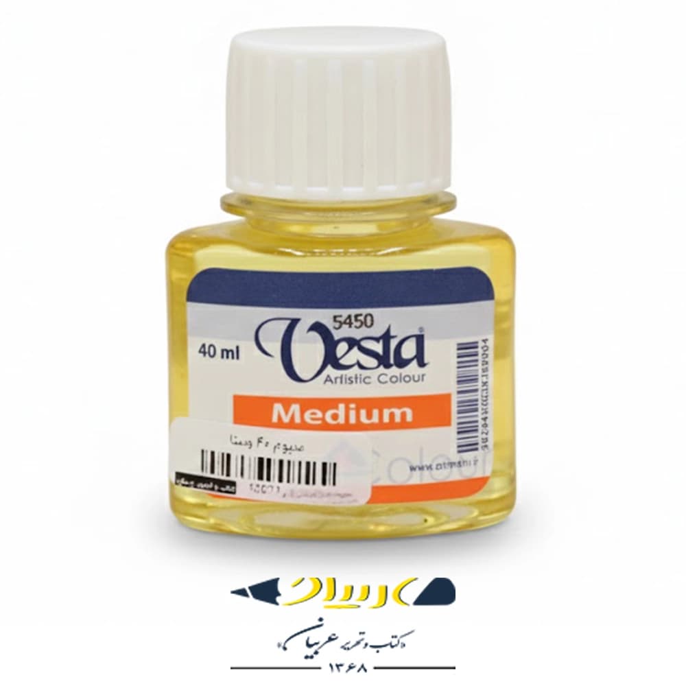 مدیوم رنگ روغن وستا ۴۰ میلی‌لیتر (Medium) – جلا دهنده و حلال