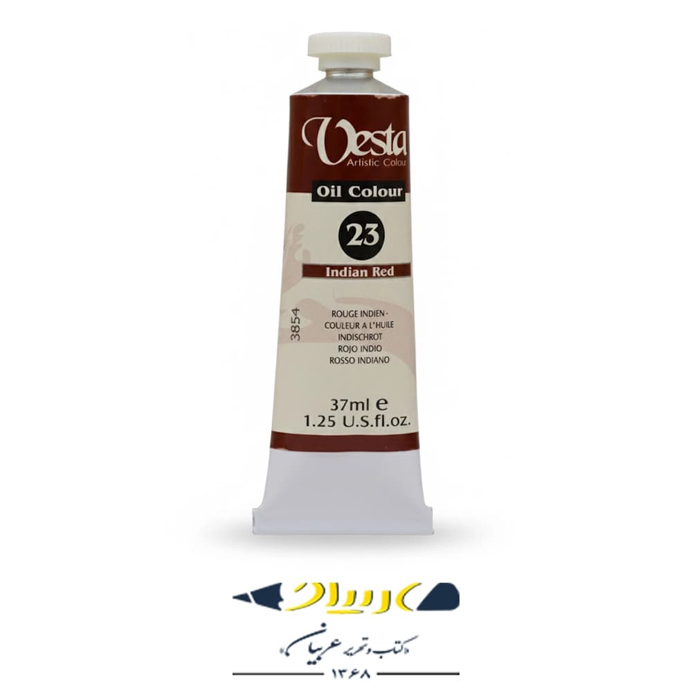 رنگ روغن وستا ۳۷ میلیلیتر – کد ۲۳ (Indian Red)