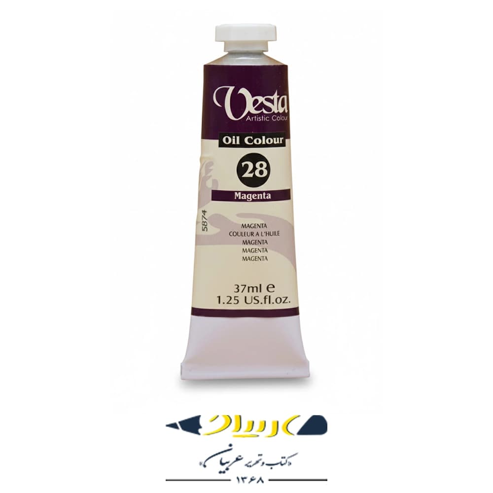 رنگ روغن وستا (Vesta) مدل Magenta – کد 28