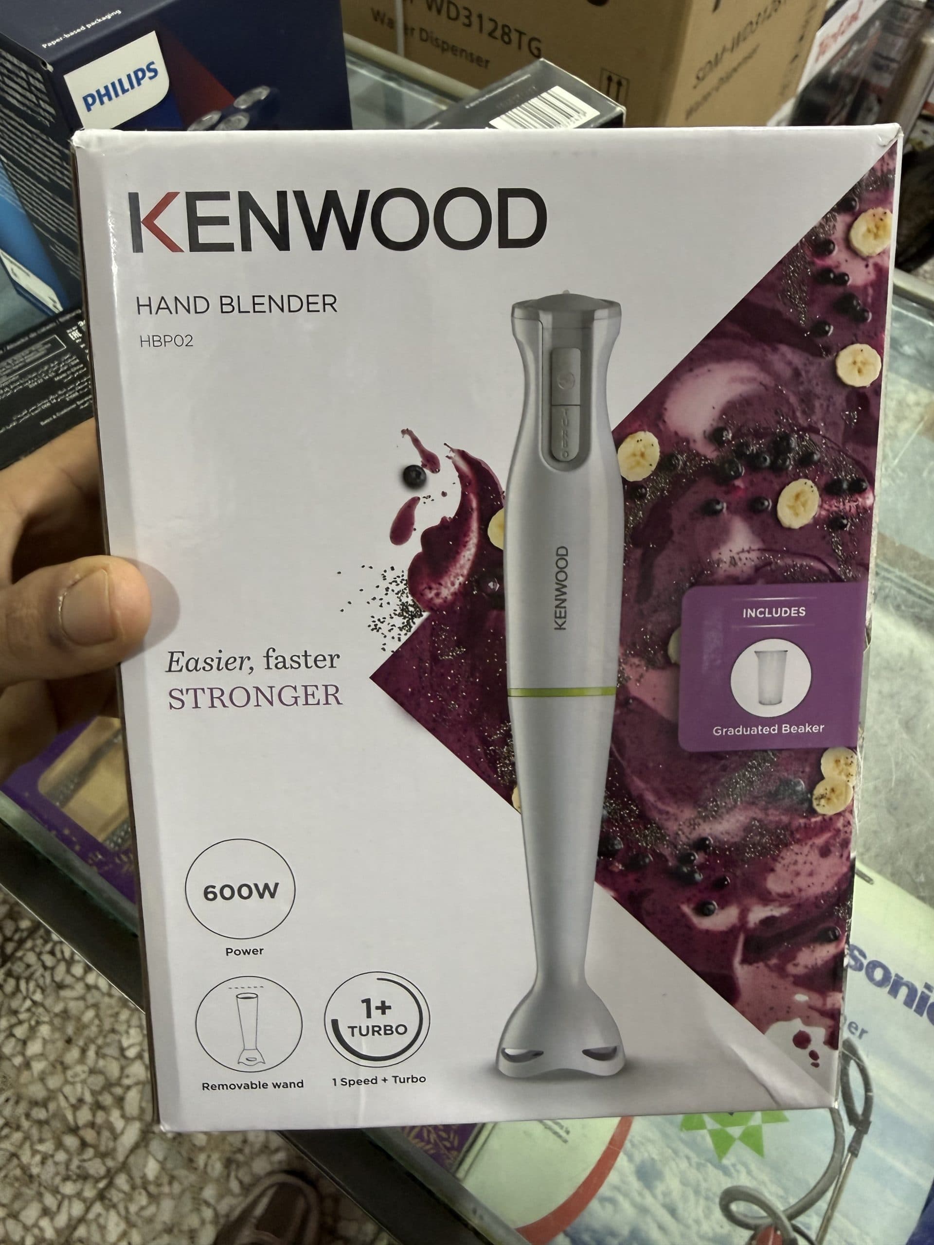 گوشت‌کوب برقی کنوود مدل Kenwood HBP02 موتور ۶۰۰ وات با پایه‌ی جداشونده اورجینال (عمده و تک)