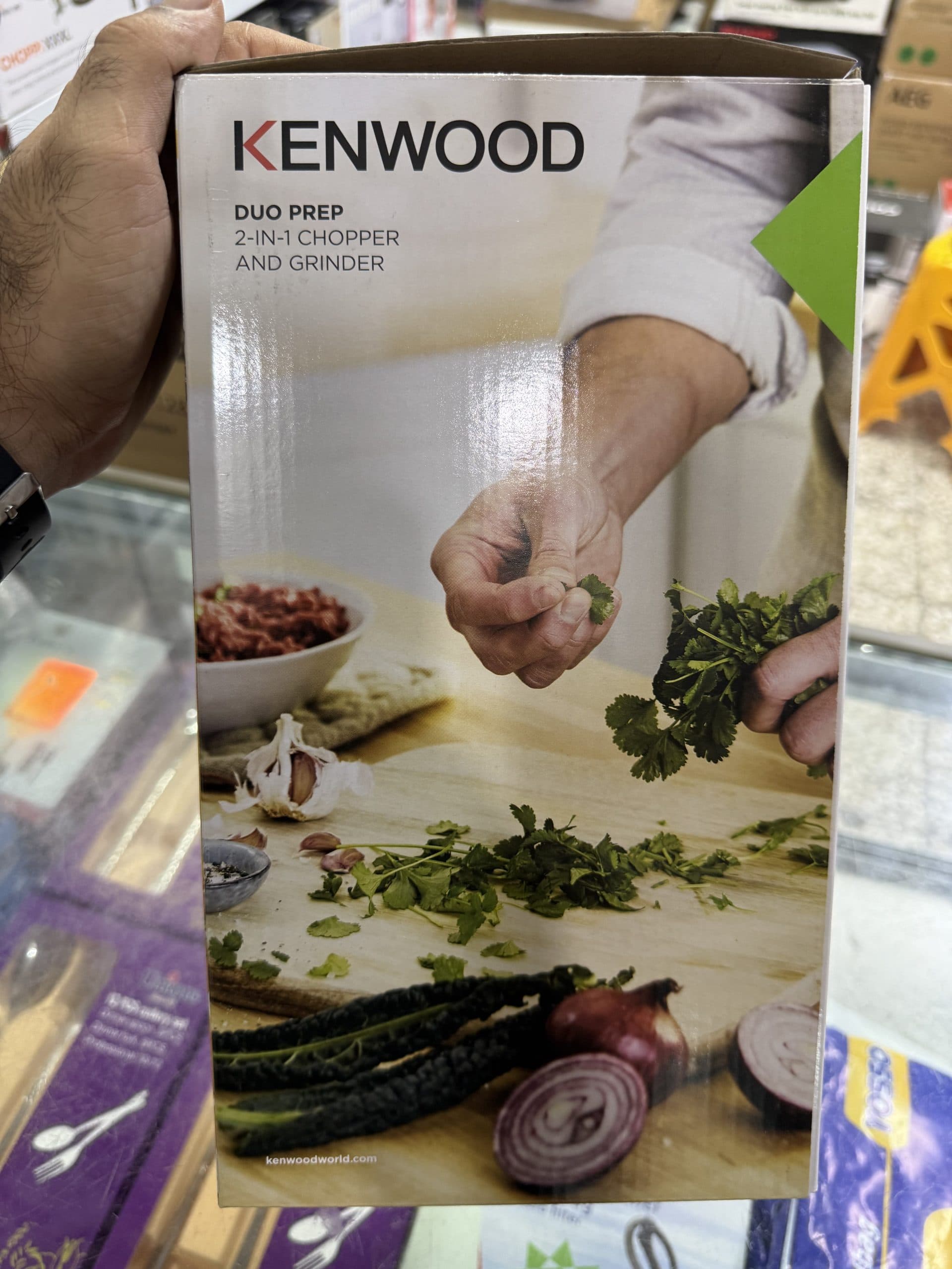 خردکن و آسیاب ۲ در ۱ کنوود مدل Kenwood Duo Prep CHP80.000SI اورجینال (عمده و تک) — تصویر ۴