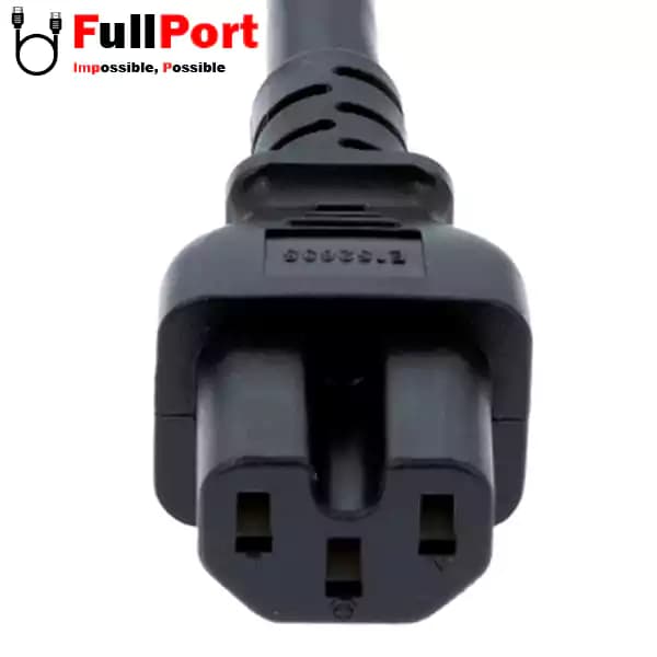 کابل برق کیس EU-C15 بافو با طول 1 متر — تصویر ۵