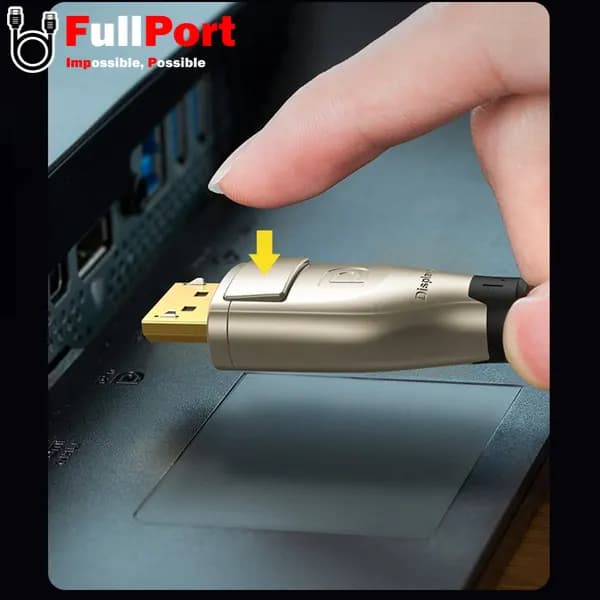 کابل Display یوگرین V1.4-8K مدل DP112-60843 طول 2 متر — تصویر ۶