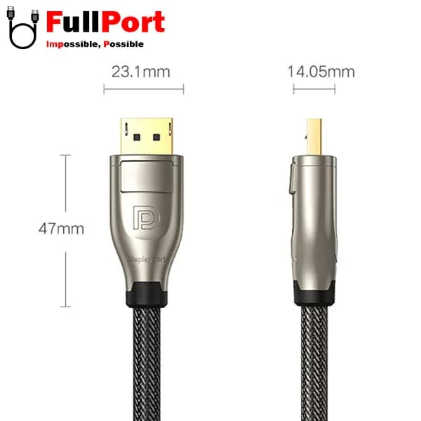 کابل Display یوگرین V1.4-8K مدل DP112-60843 طول 2 متر — تصویر ۷