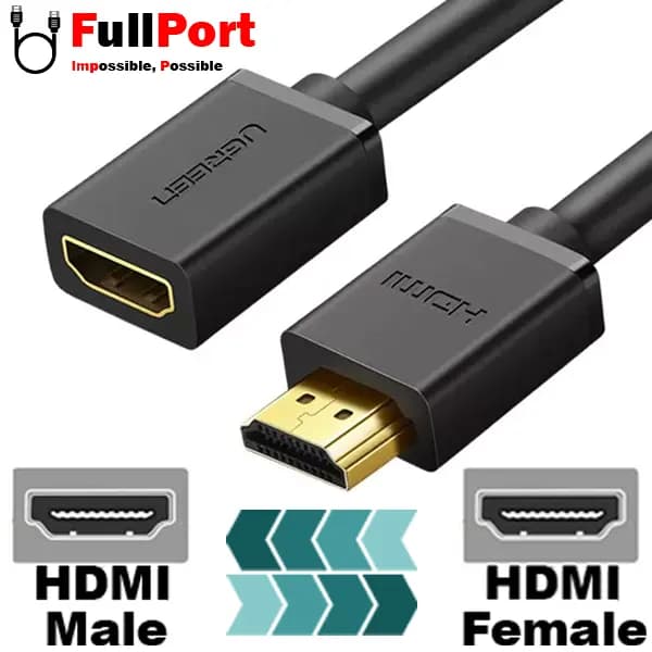 کابل افزایش طول 1 متری HDMI برند یوگرین مدل HD107-10144 — تصویر ۲