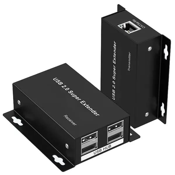 توسعه دهنده USB روی کابل شبکه 60 متر کی نت مدل K-EXUSB060