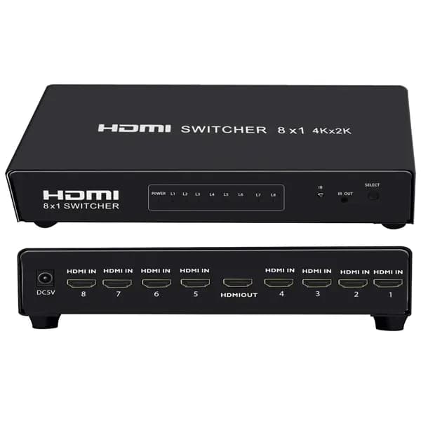 سوئیچر HDMI 8*1 ورژن 4K@V1.4 کی نت مدل K-SWHD2008