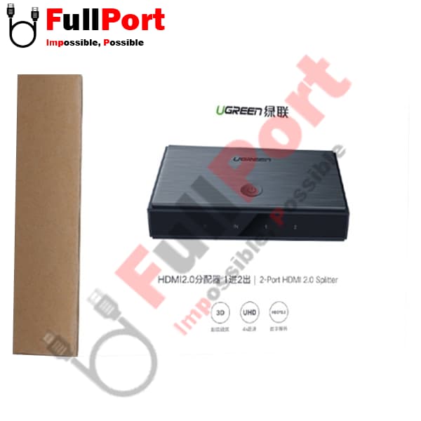 اسپلیتر 2 پورت HDMI ورژن 2.0 یوگرین مدل CM186-50707 — تصویر ۶