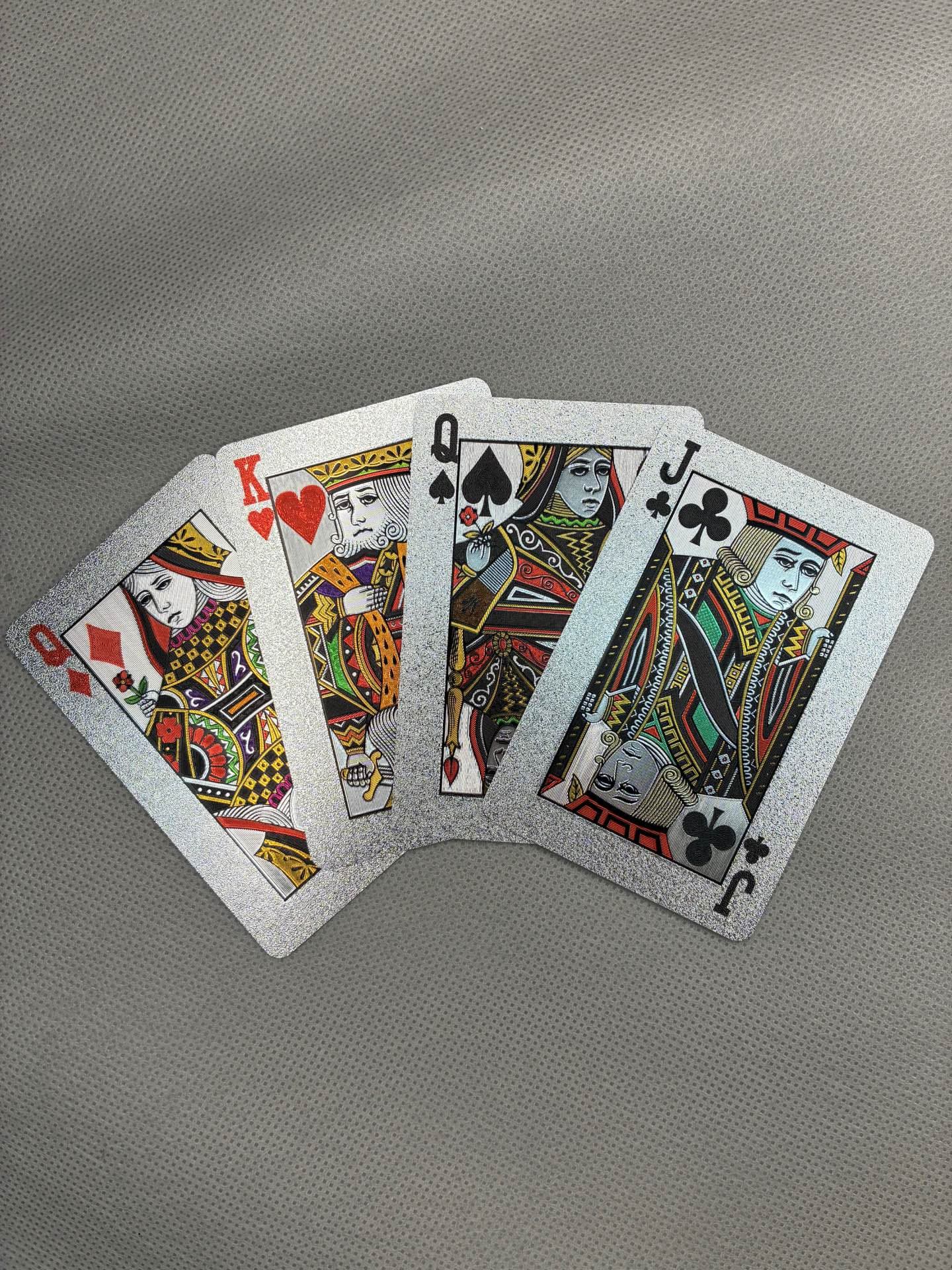 کارت بازی طرح دلار نقره ای — تصویر ۴