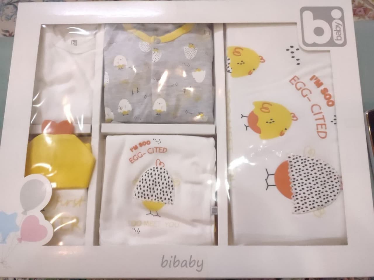 لباس نوزادی بیمارستانی ده تکه بیوارگانیک جعبه ای اصل ترکیه 100% پنبه نیوکالکشن بی بیبی bibaby biorganic 2026 — تصویر ۳
