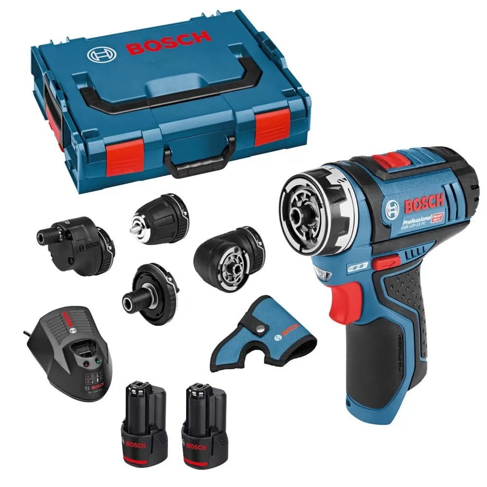 دریل پیچگوشتی شارژی بوش 12ولت همراه با 4سری مدل GSR 12V-15 FC SET — تصویر ۴