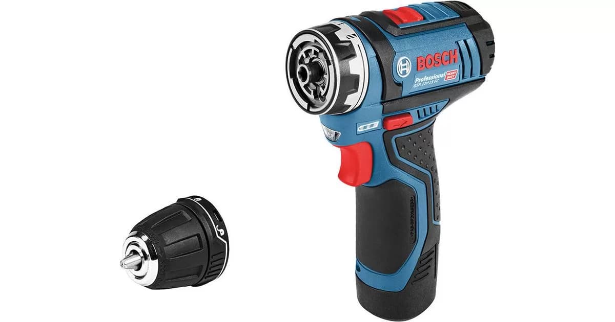 دریل پیچگوشتی شارژی بوش 12ولت همراه با 4سری مدل GSR 12V-15 FC SET — تصویر ۲