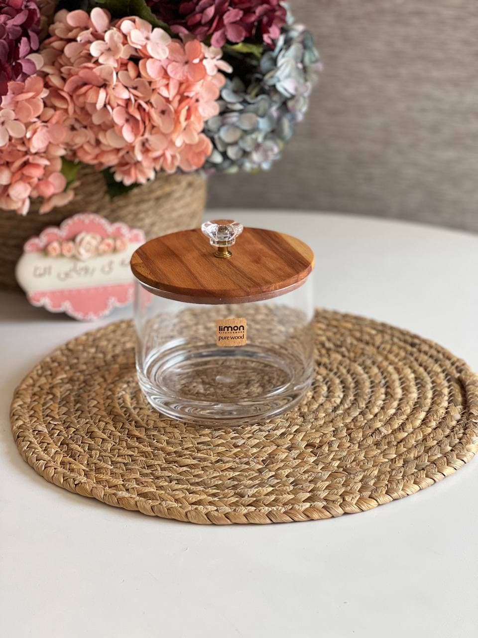 شکلات خوری یک طبقه درب چوبی لیمون کد 2178 — تصویر ۵