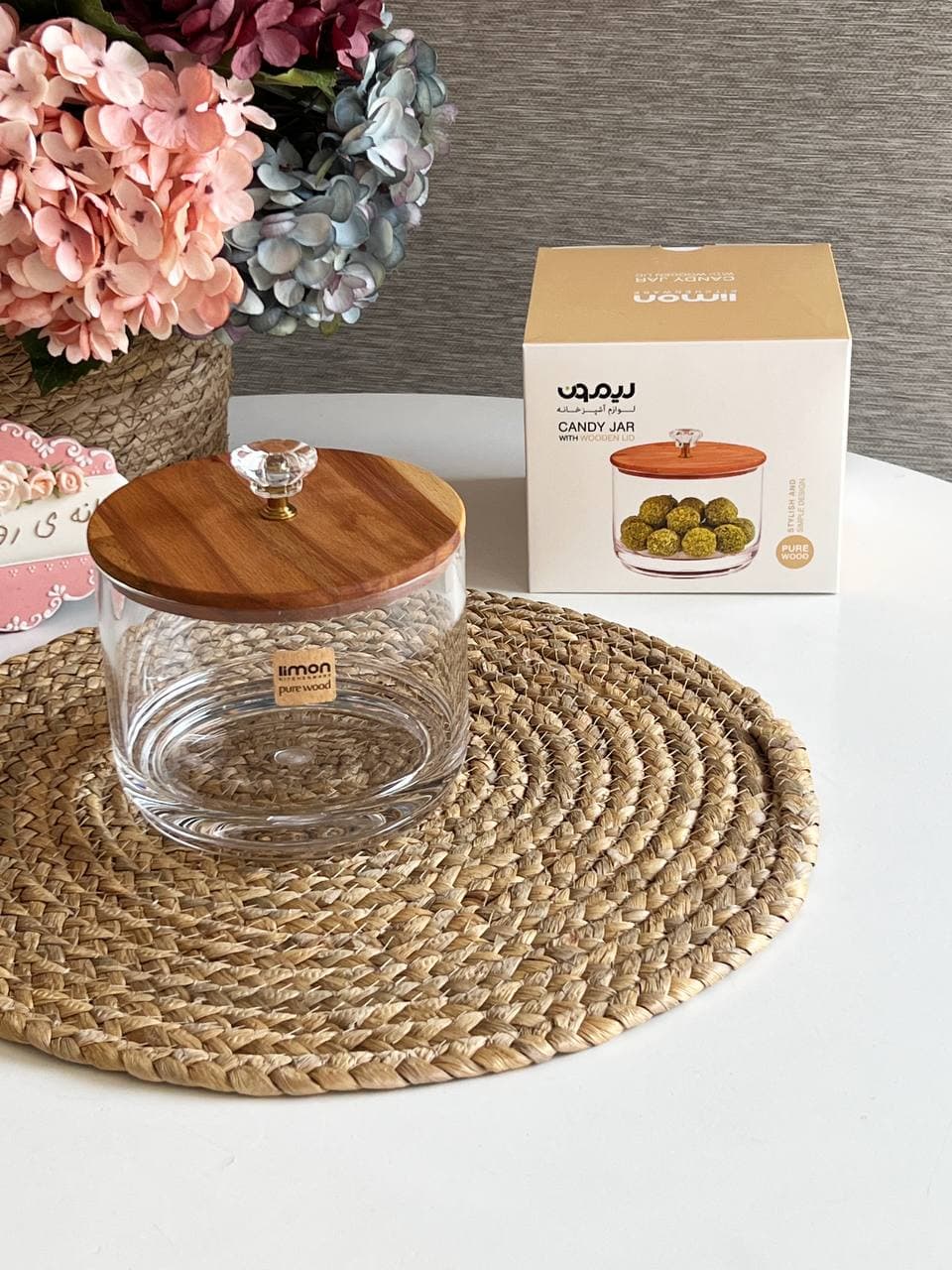 شکلات خوری یک طبقه درب چوبی لیمون کد 2178 — تصویر ۴