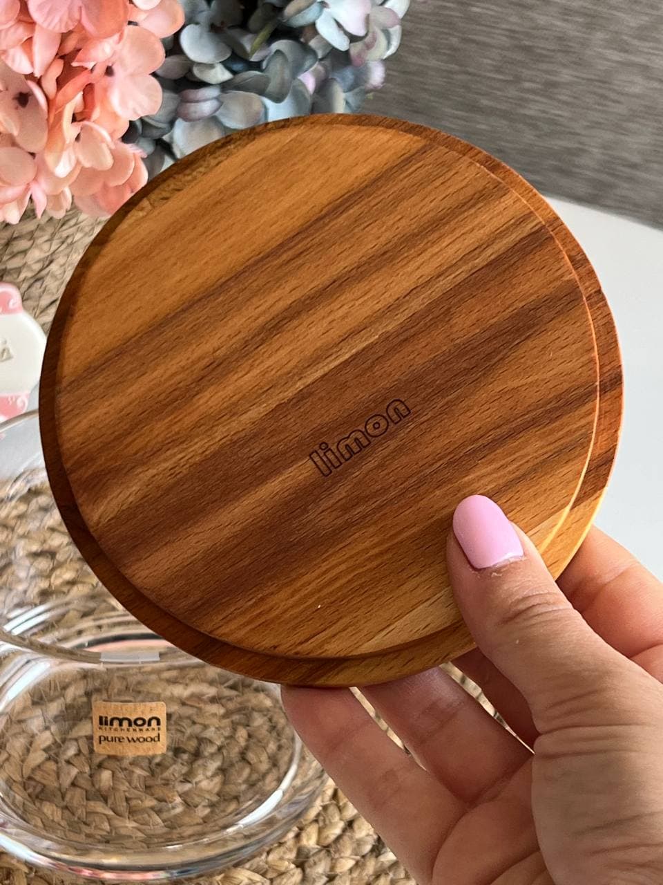 شکلات خوری یک طبقه درب چوبی لیمون کد 2178 — تصویر ۳