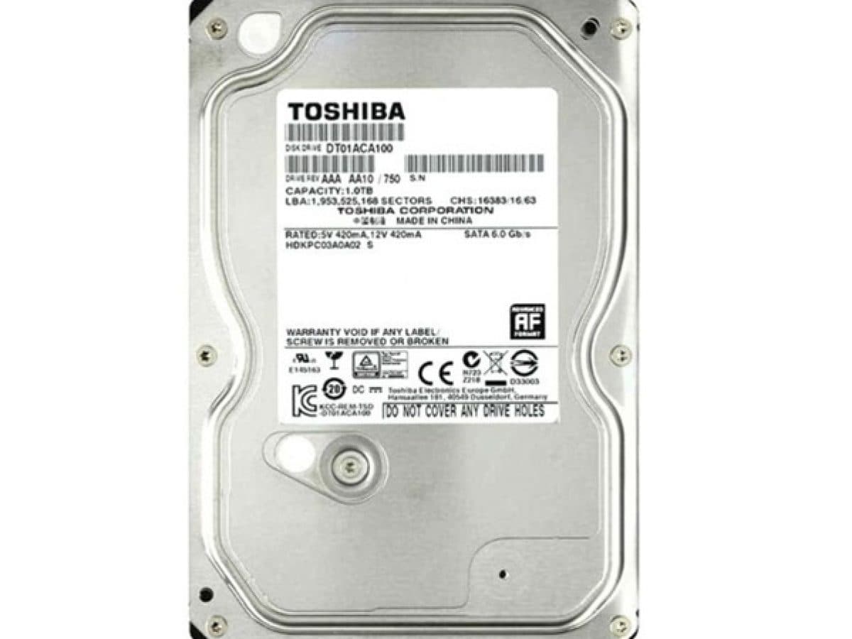هارد اینترنال 1 ترا توشیبا Toshiba 1TB DT01ACA100 استوک — تصویر ۳
