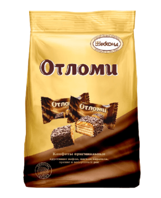 ویفر شکلاتی مغز دار روسی آکوها Otaomu کارتن 1 کیلویی