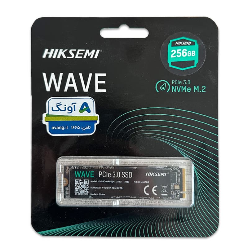 هارد اس اس دی Hiksemi Wave M.2 256G آکبند گارانتی تا 1409/03 — تصویر ۲